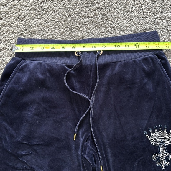 White Mark Women's 2 Piece Rhinestone Velour Tracksuit Set - Picture 14 of 16